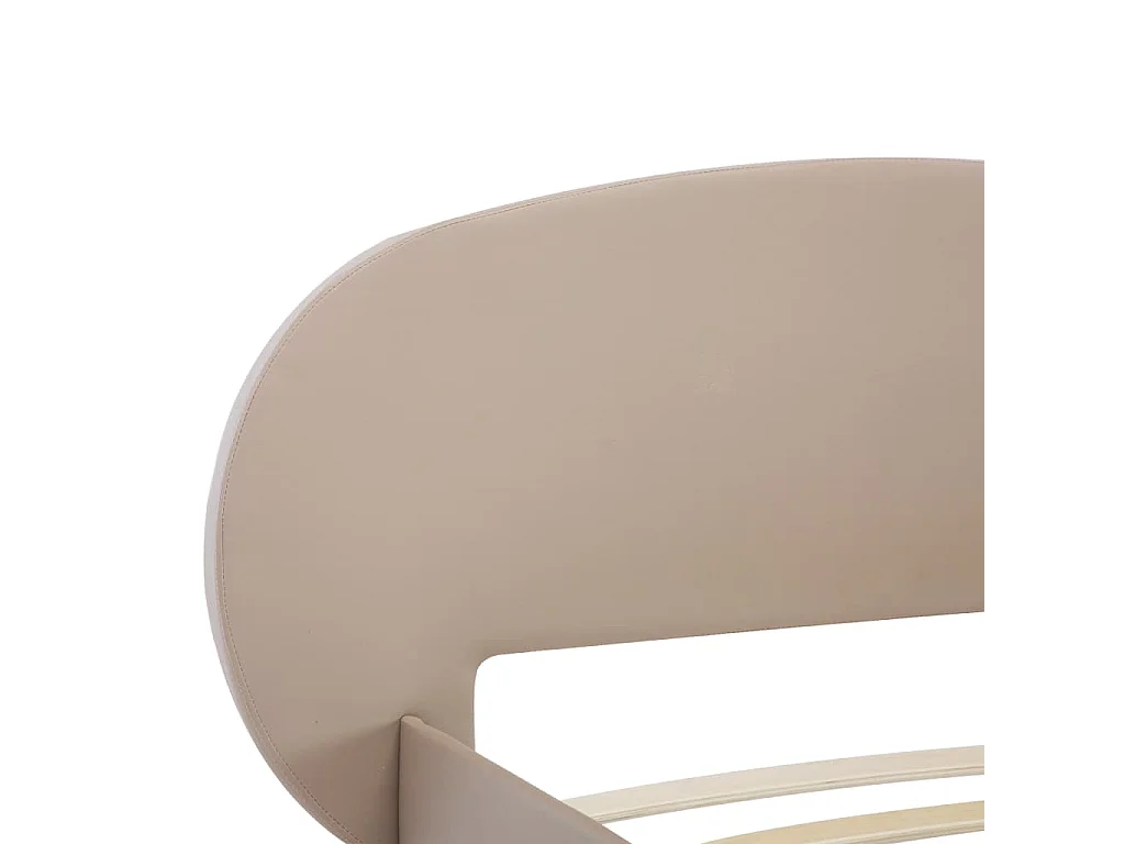 Lit-100x200 cm Cappuccino Similicuir EGGB10023