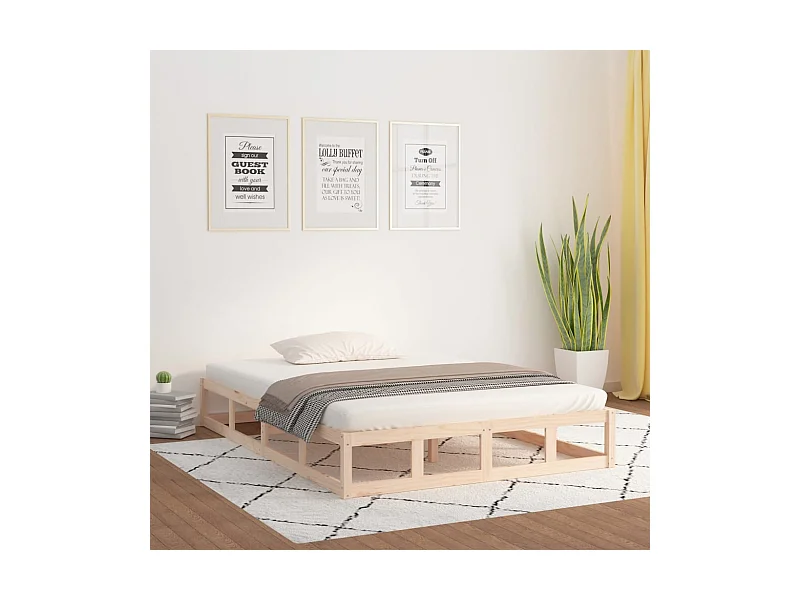 Bedframe massief hout 140x200 cm NL11508