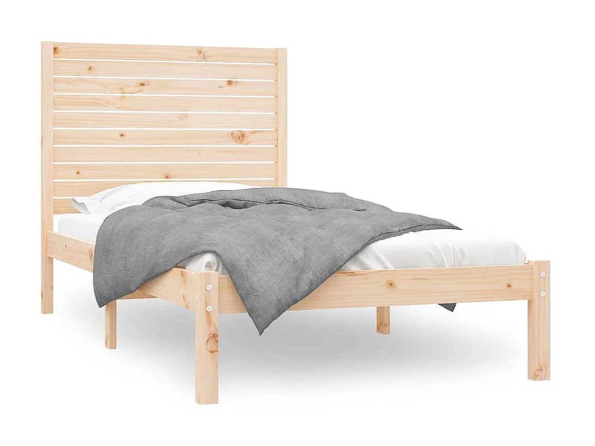 Lit-90x200 cm Bois massif EGGB47541