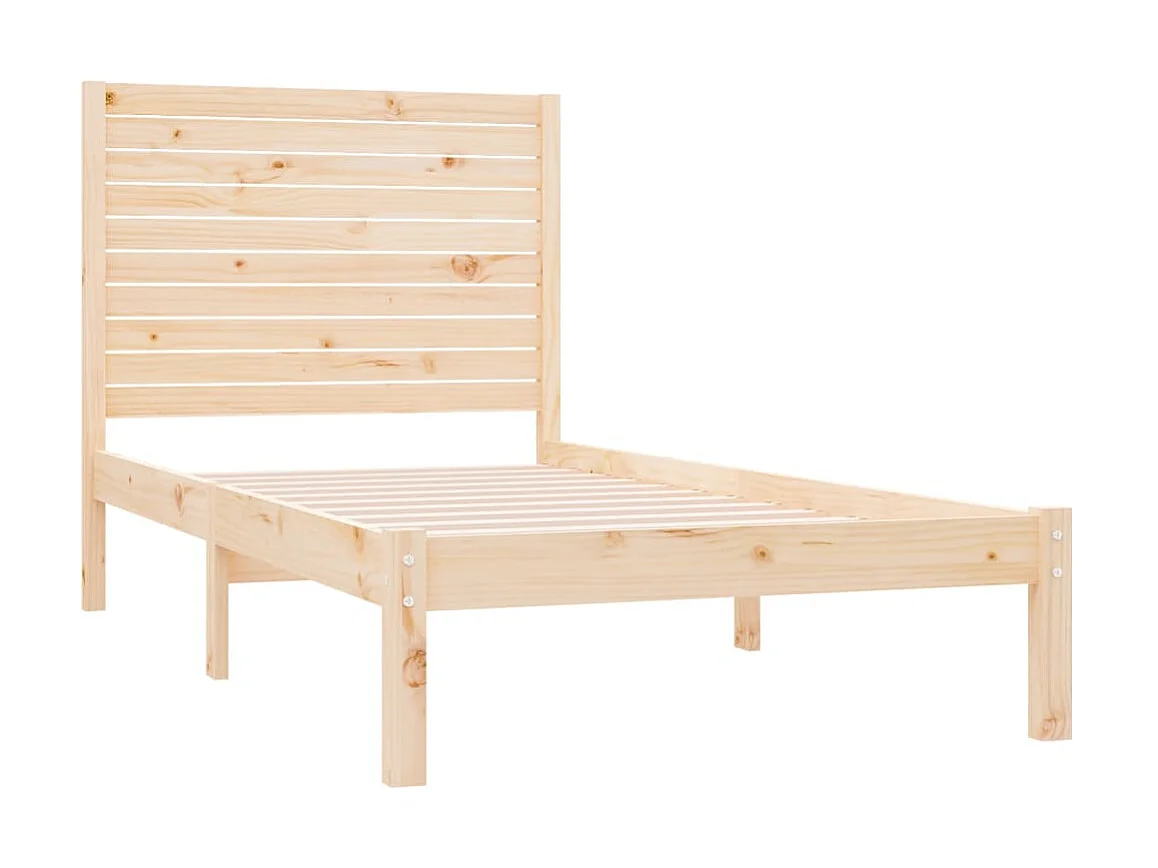 Lit-90x200 cm Bois massif EGGB47541