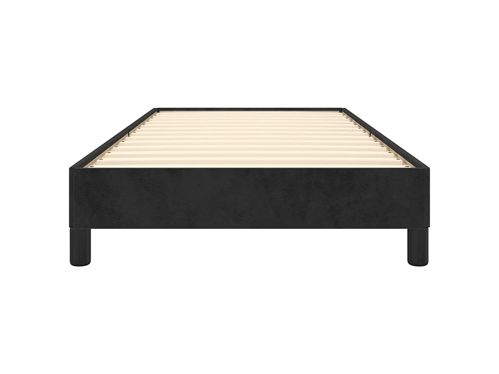 Lit-90x190 cm Noir Velours EGGB79806