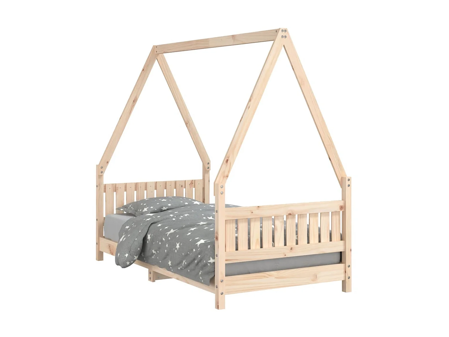 Cama infantil 80x160 cm pinho maciço PT628217