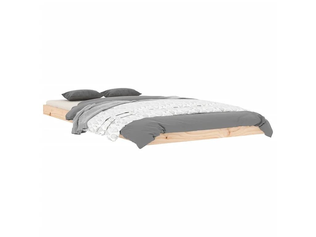 Lit-100x200 cm bois de pin massif EGGB24330