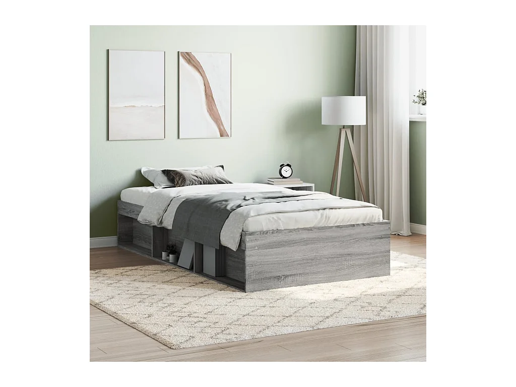 Lit-90x200 cm sonoma gris EGGB27620