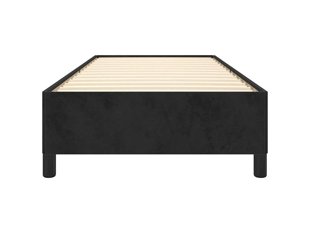 Lit-80x200 cm Noir Velours EGGB23430