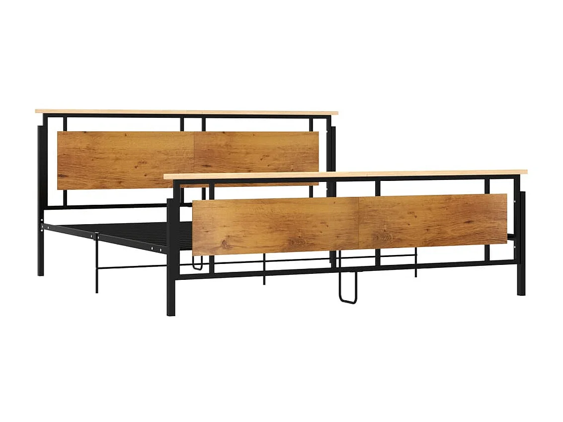 Lit-200x200 cm Métal EGGB29275