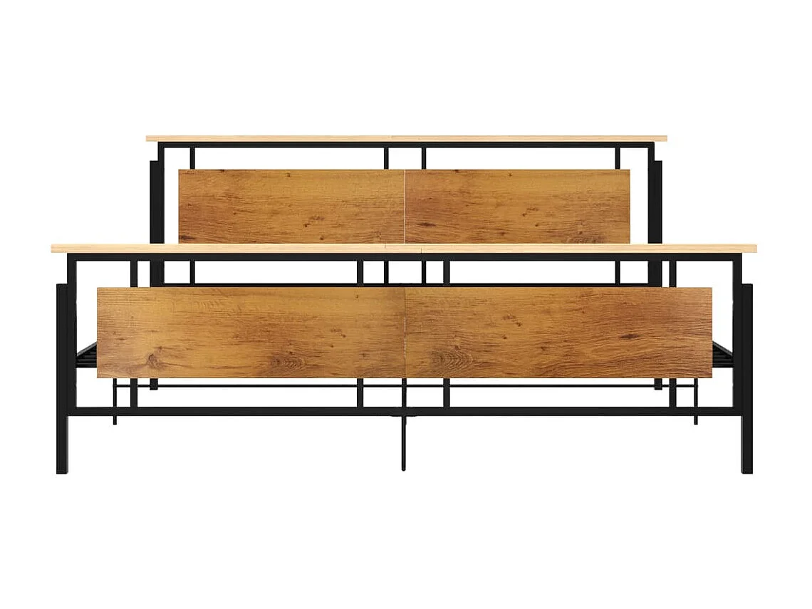 Lit-200x200 cm Métal EGGB29275