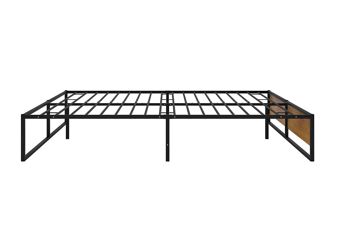 Cama 160x200 cm metal preto PT271693