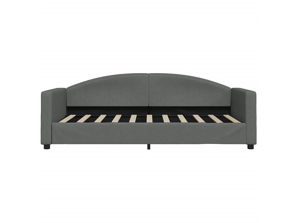 Tagesbett,Sofabett Dunkelgrau 90x190 cm Stoff -gkd74317