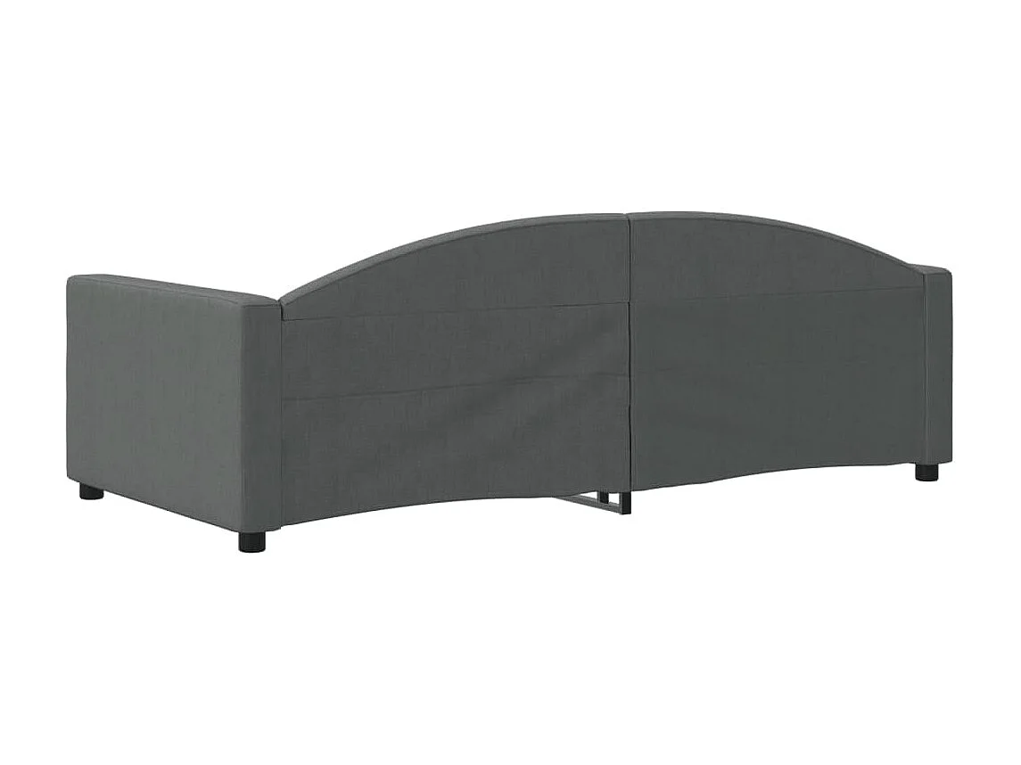 Tagesbett,Sofabett Dunkelgrau 90x190 cm Stoff -gkd74317