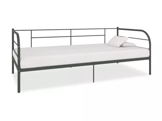 Kauf Unique Tagesbett,Sofabett-Rahmen Grau Metall 90×200 cm -gkd12143