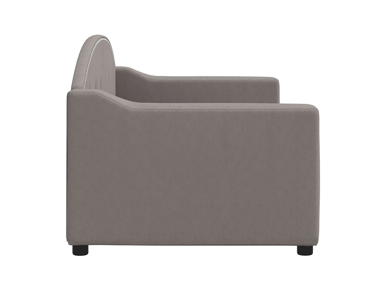 Slaapbank 80x200 cm stof taupe NL37549