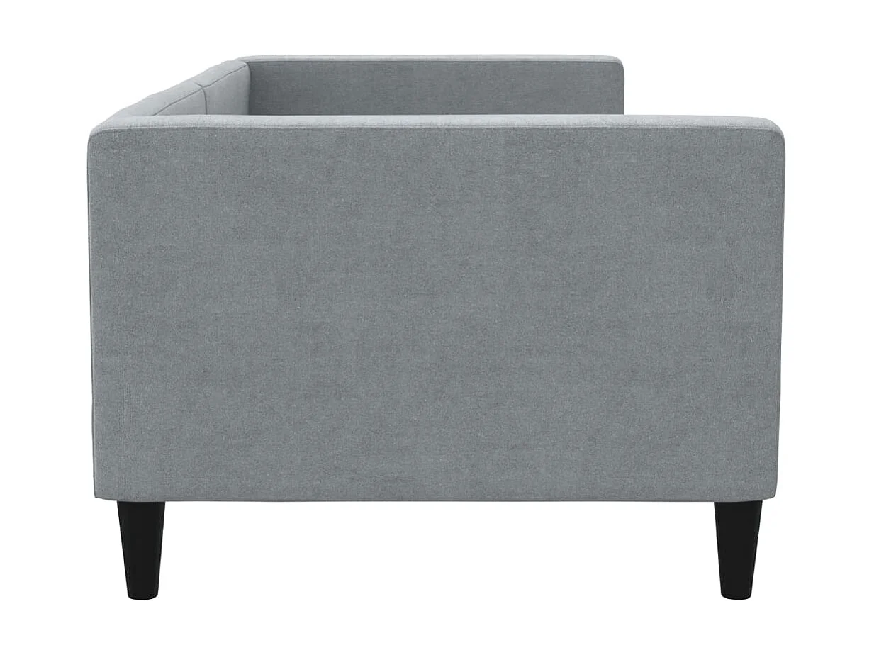 Sofá-cama 80x200 cm tecido cinzento-claro PT298923