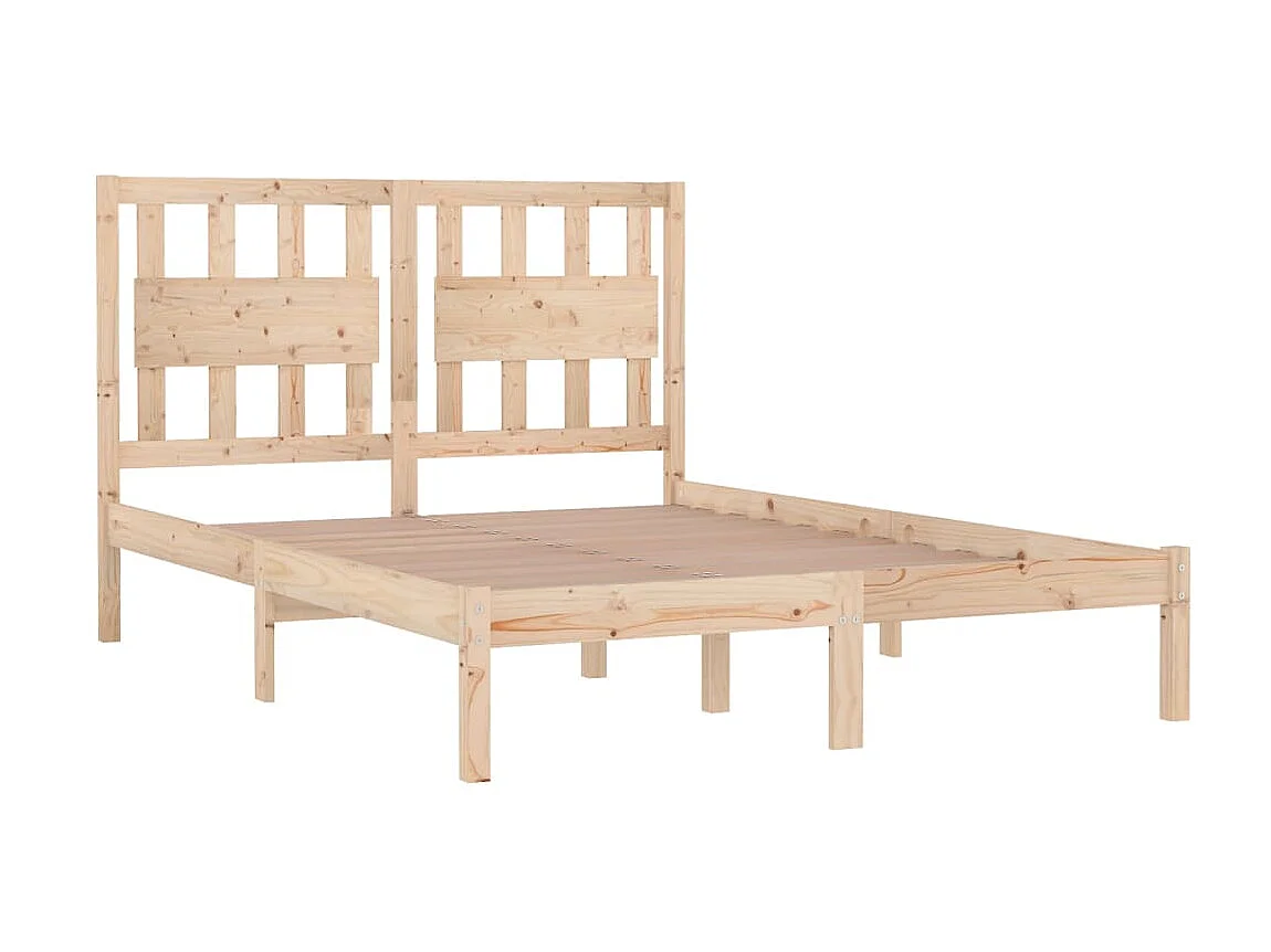 Bedframe massief grenenhout 150x200 cm NL54446