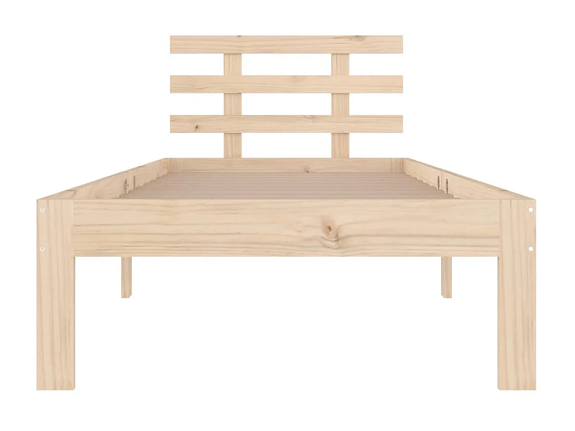 Lit-90x200 cm Bois massif EGGB18382