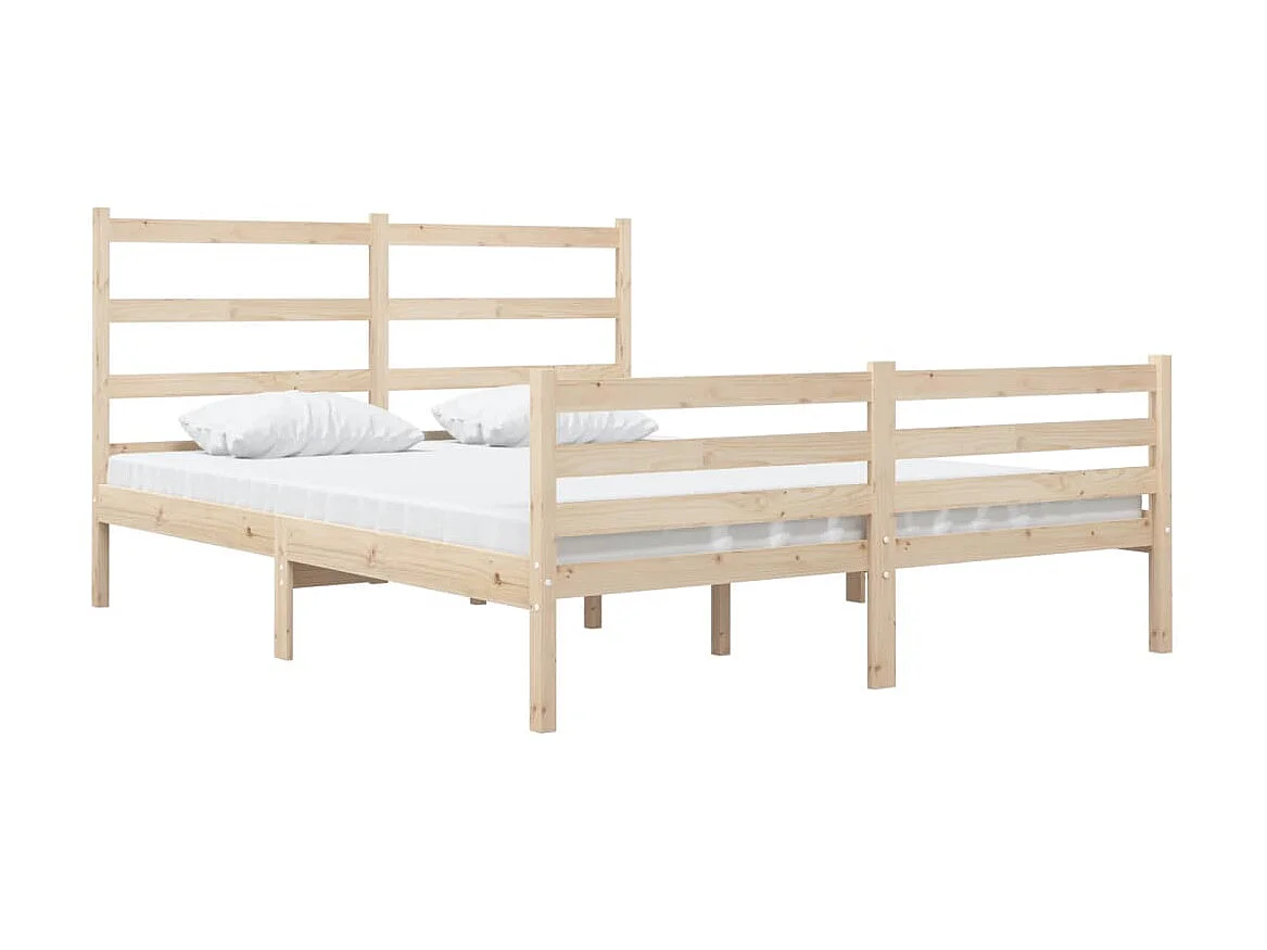 Lit-120x190 cm bois de pin massif petit double EGGB81688