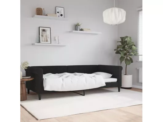 Kauf Unique Tagesbett,Sofabett Schwarz 90x200 cm Samt -gkd65524