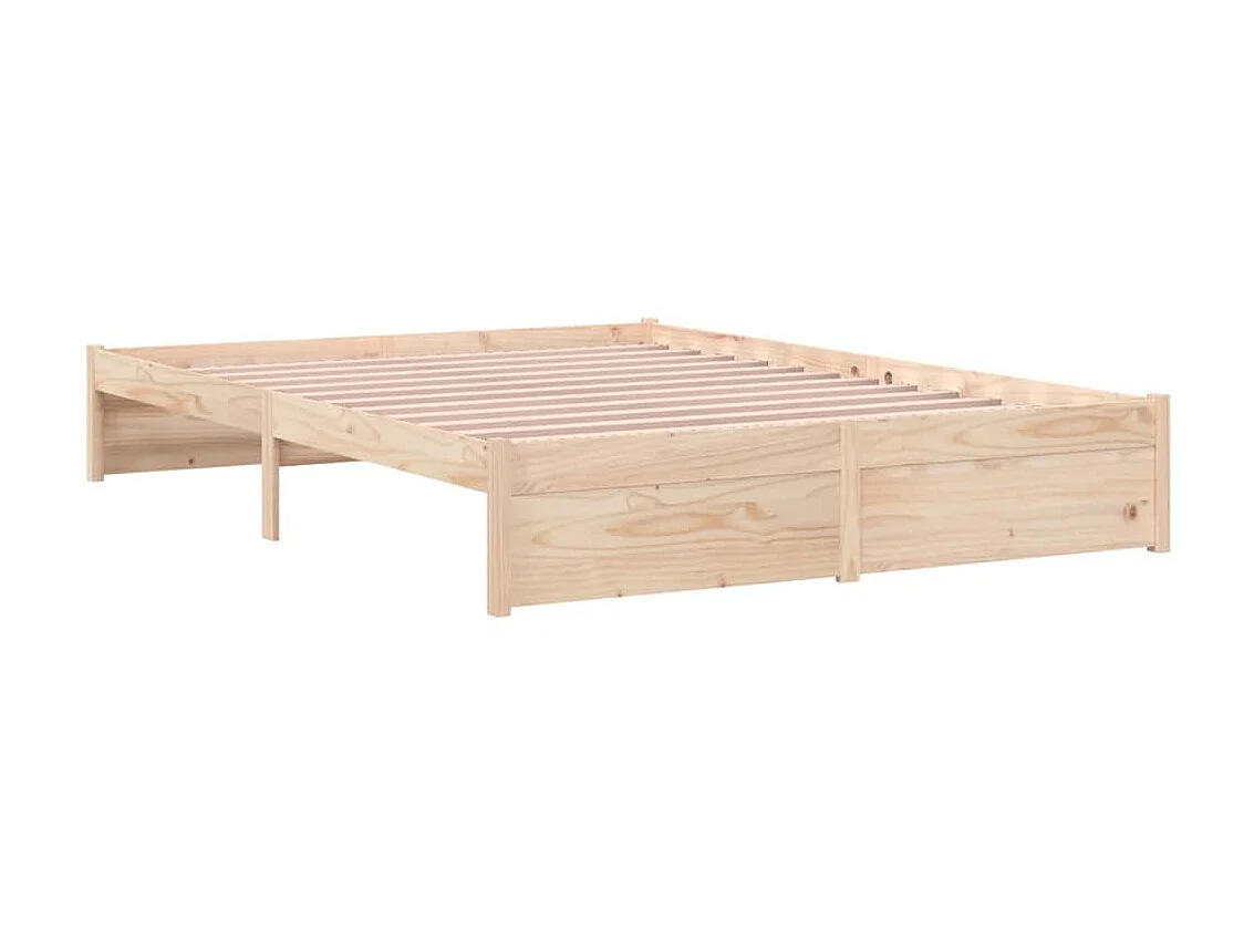 Cama 140x190 cm de madera maciza ES13784