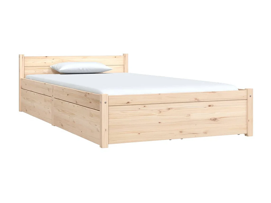 Lit-100x200 cm avec tiroirs EGGB10837