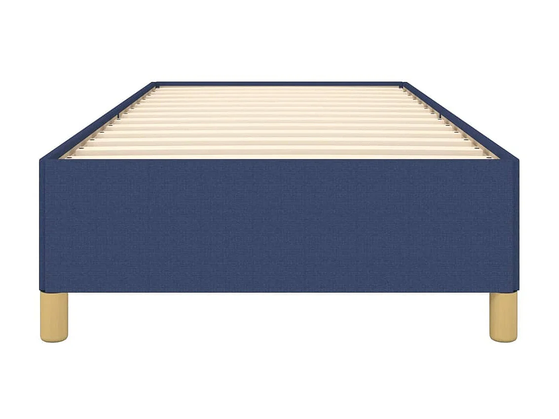 Lit-90x200 cm Bleu Tissu EGGB35764