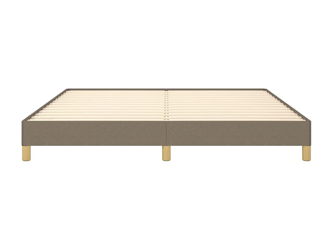 Lit-180x200 cm Taupe Tissu EGGB34618