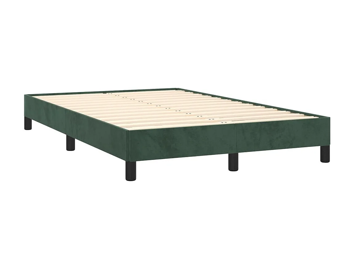 Lit-120x200 cm Vert foncé Velours EGGB58253