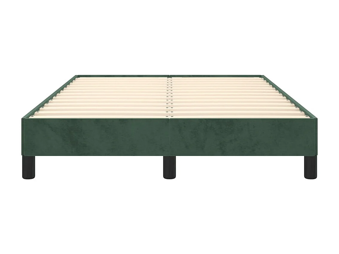 Lit-120x200 cm Vert foncé Velours EGGB58253