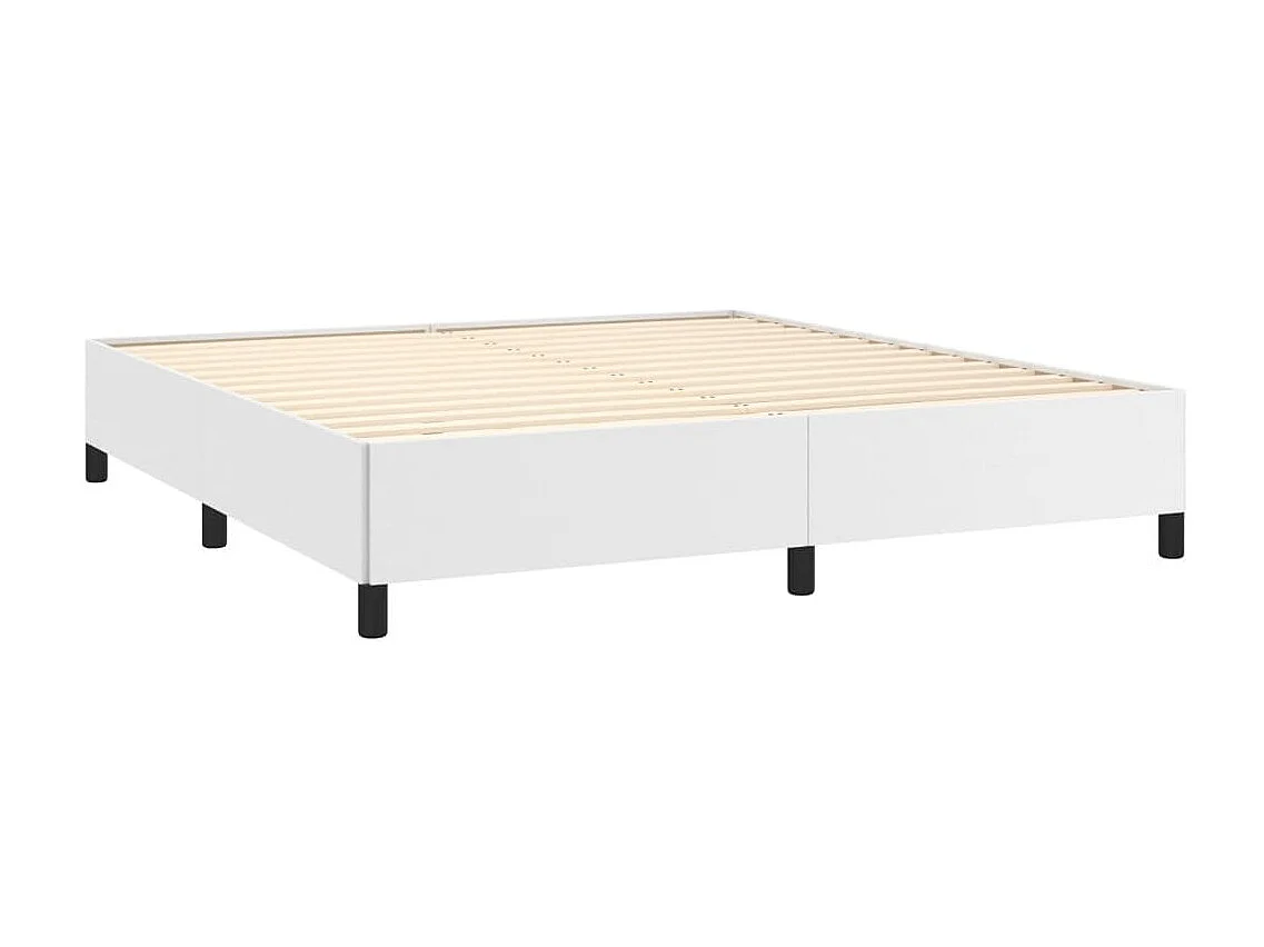 Bedframe kunstleer wit 160x200 cm NL34493