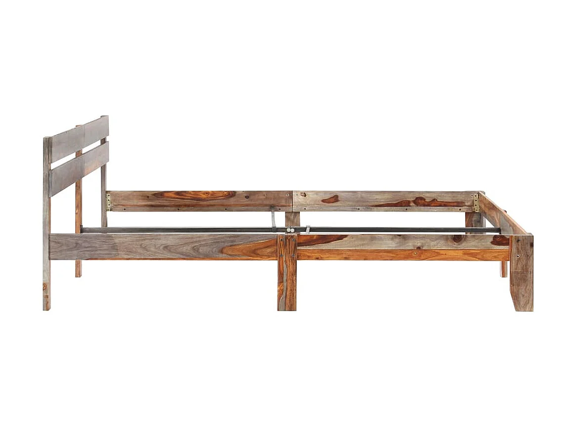 Lit-200x200 cm Bois massif EGGB44818