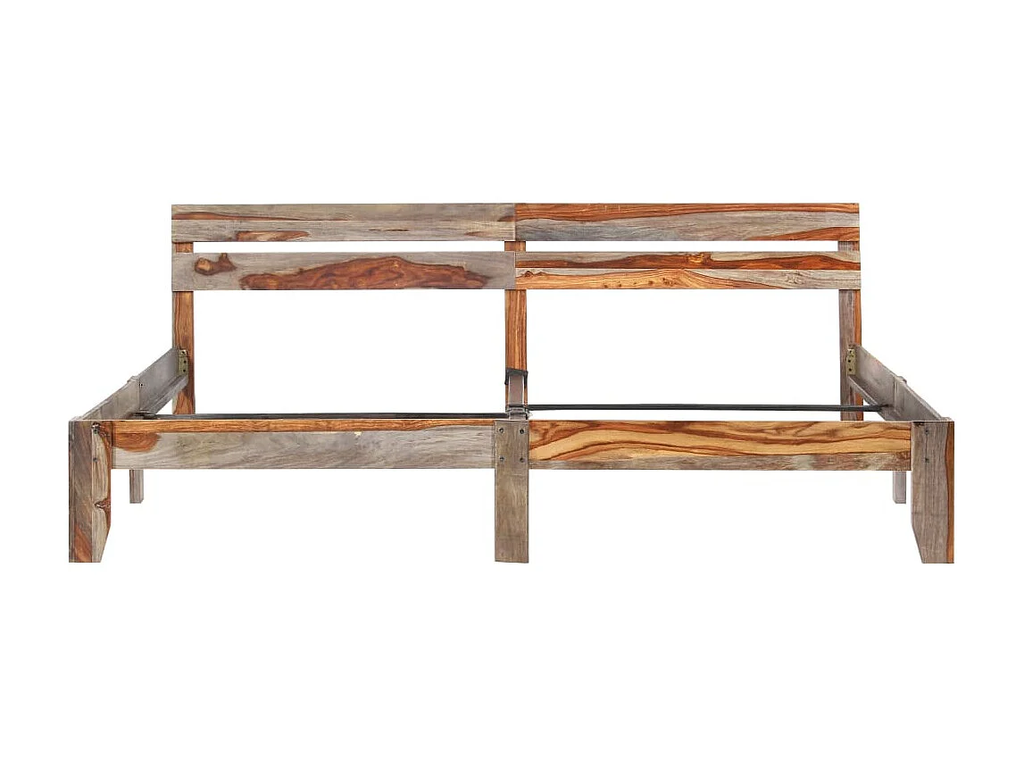 Lit-200x200 cm Bois massif EGGB44818