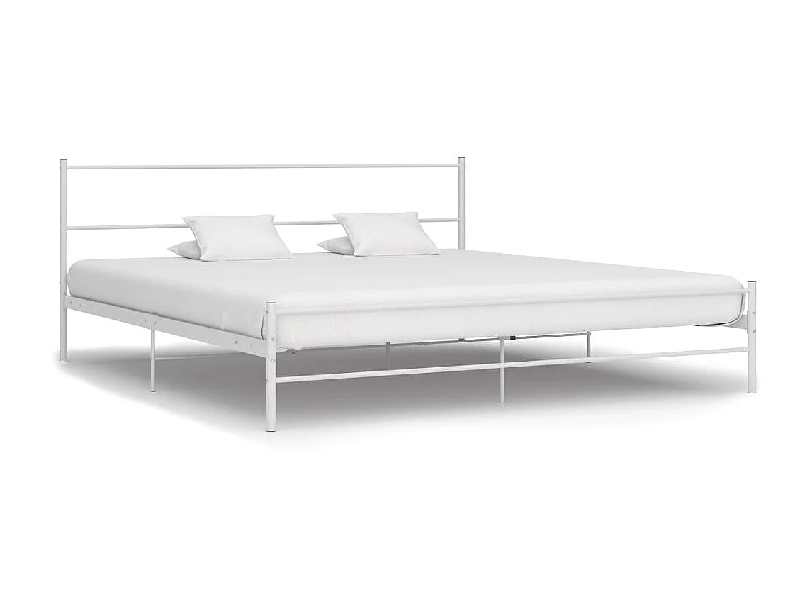 Bedframe metaal wit 160x200 cm NL66956