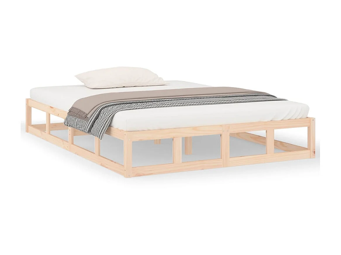 Cama 140x190 cm madeira maciça PT228004