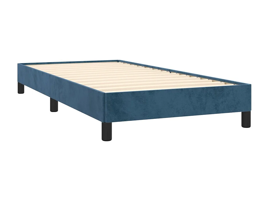 Bedframe fluweel donkerblauw 100x200 cm NL77842