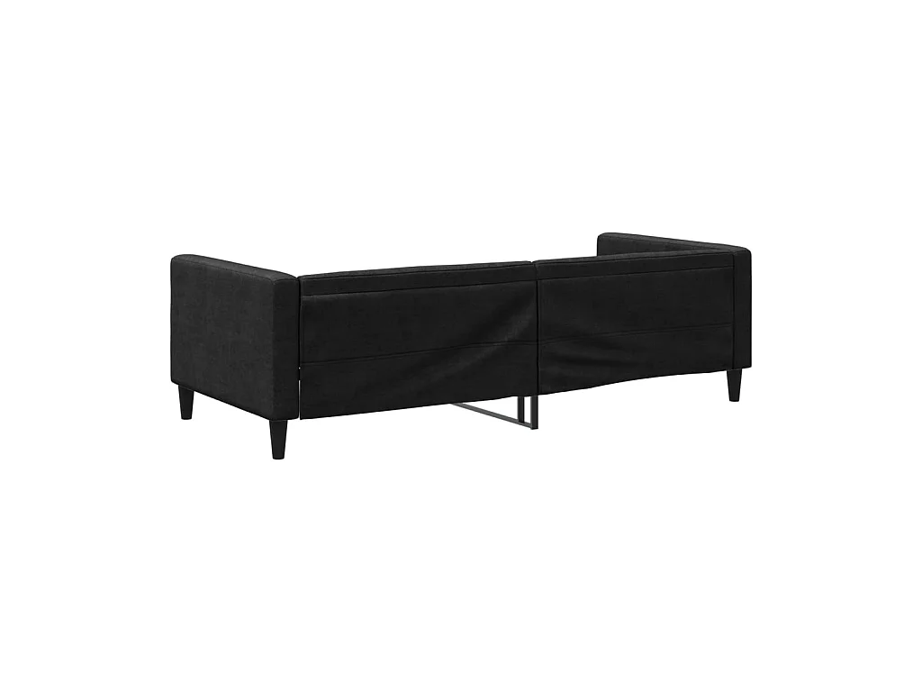Lit-90x200 cm de repos noir tissu EGGB89779