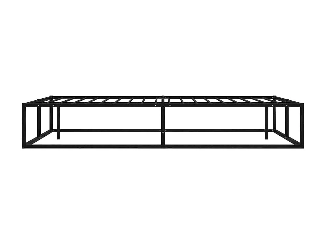 Lit-120x200 cm Noir Métal EGGB54733