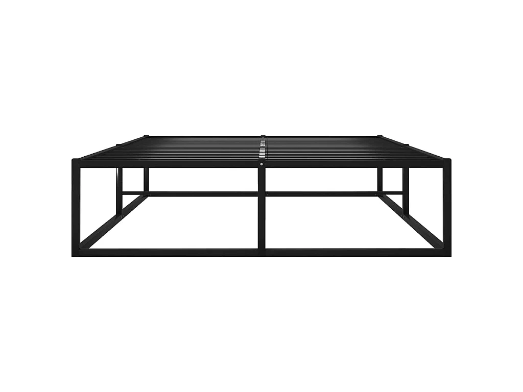 Lit-120x200 cm Noir Métal EGGB54733
