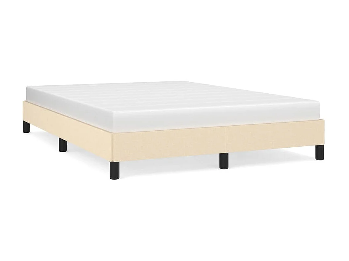 Bedframe stof crèmekleurig 140x190 cm NL33021