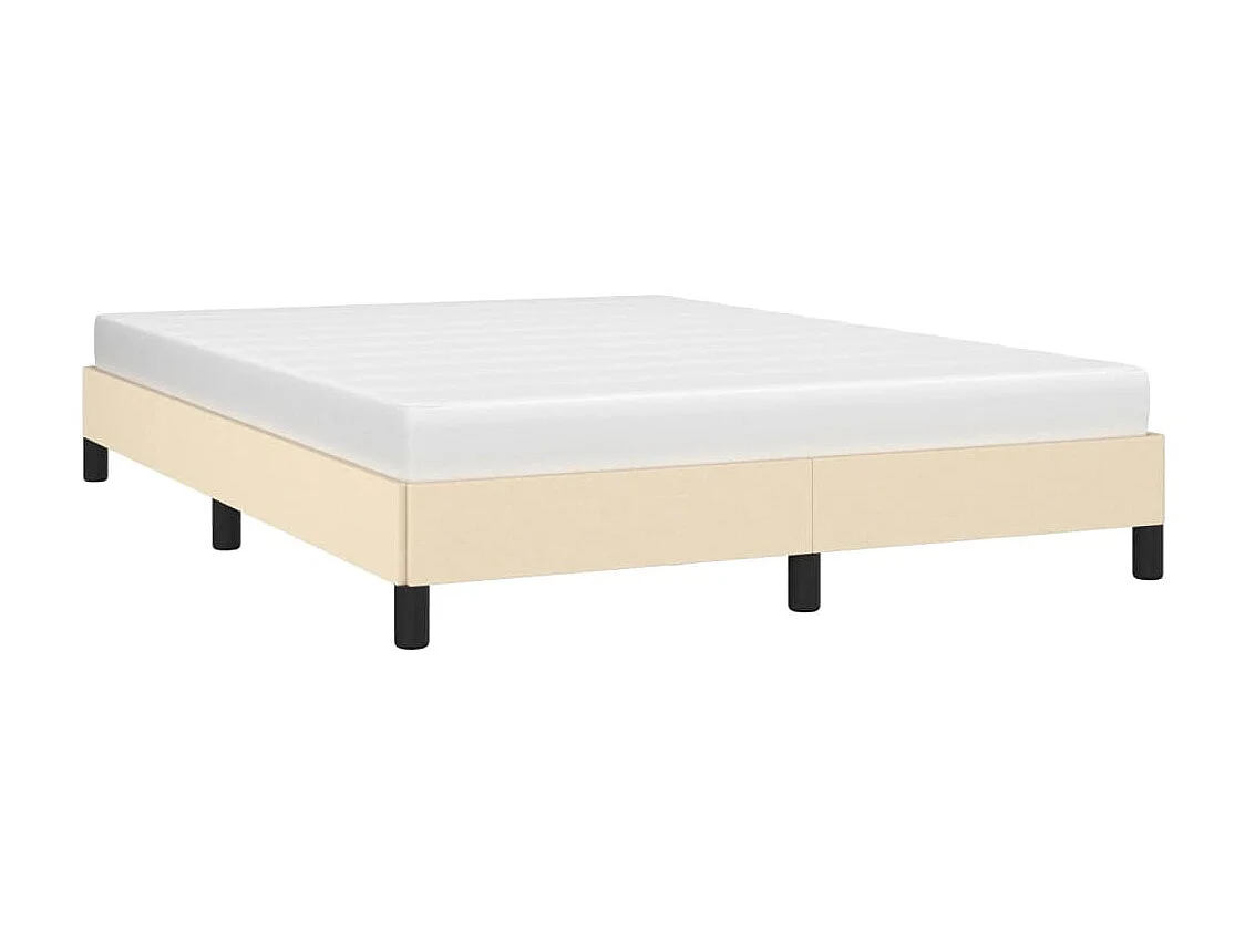 Bedframe stof crèmekleurig 140x190 cm NL33021