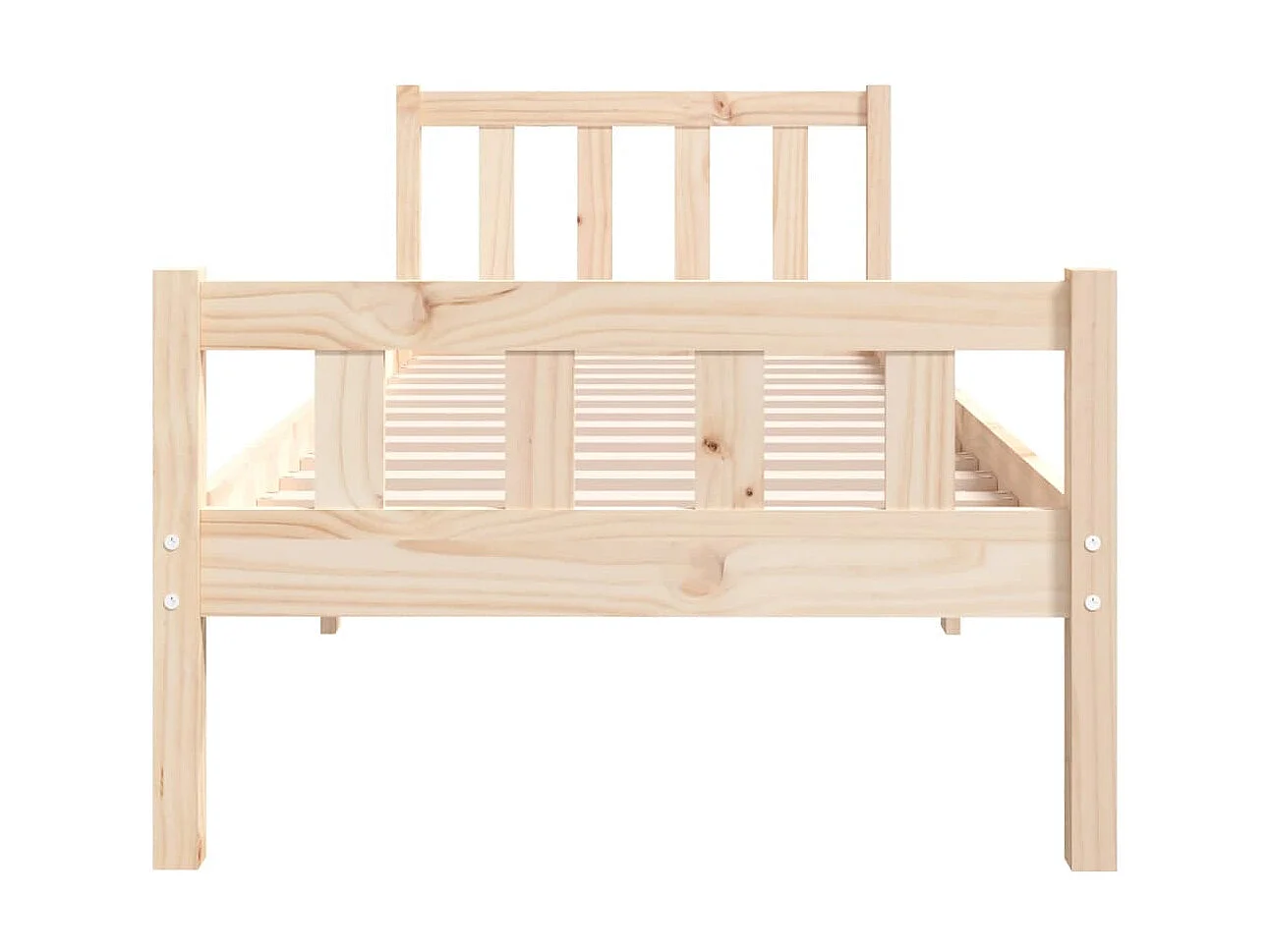 Lit-90x190 cm bois massif simple EGGB33467