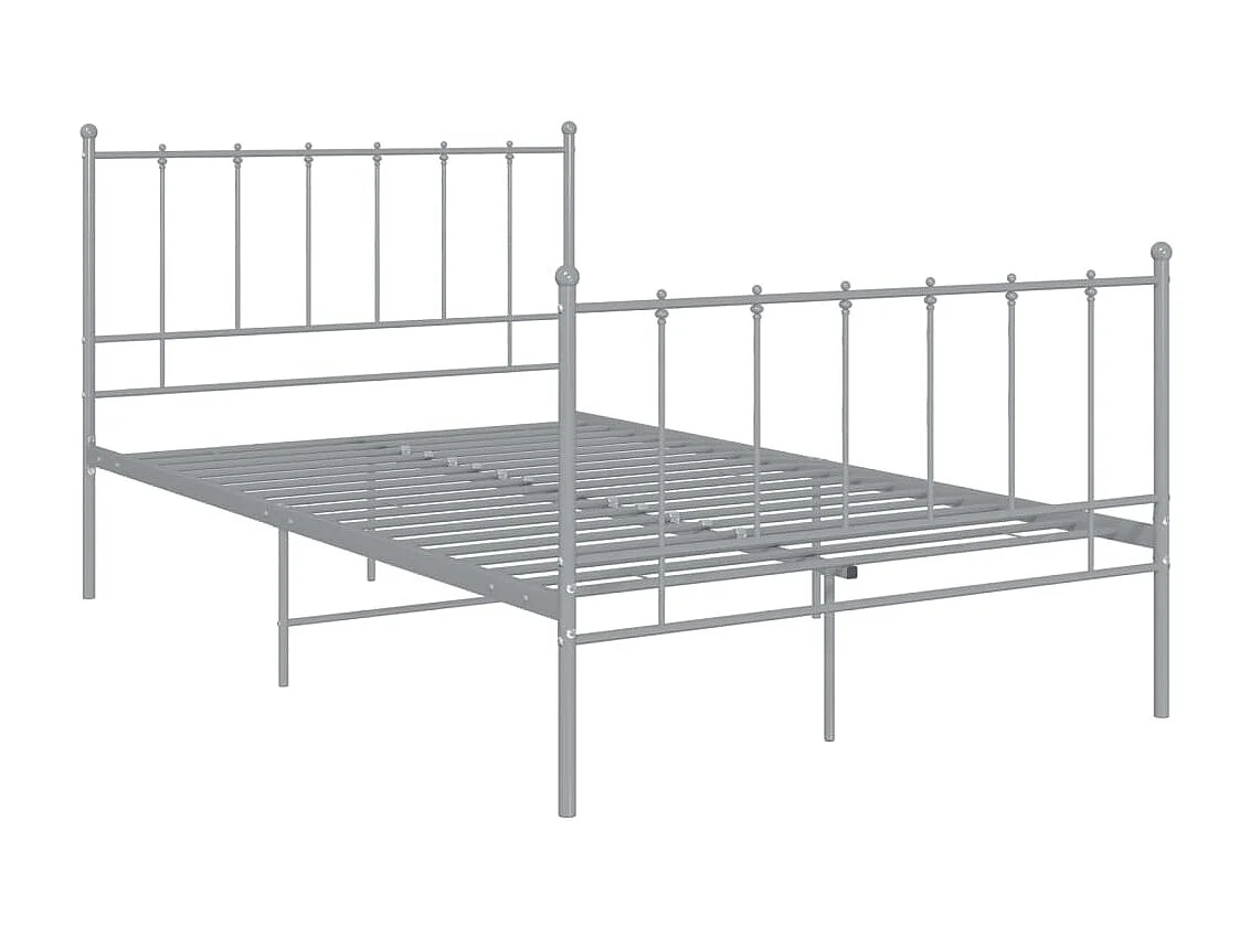 Bedframe metaal grijs 120x200 cm NL49185