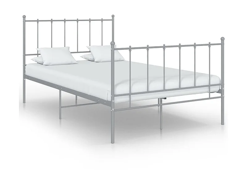 Bedframe metaal grijs 120x200 cm NL49185