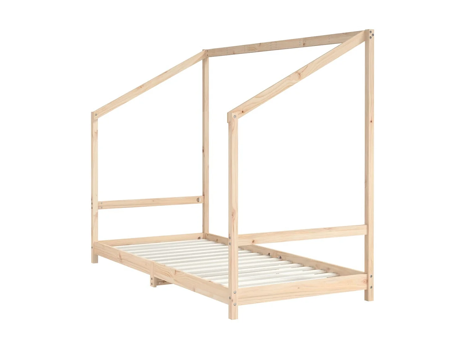 Cama 90x190 cm infantil madera maciza de pino ES16358