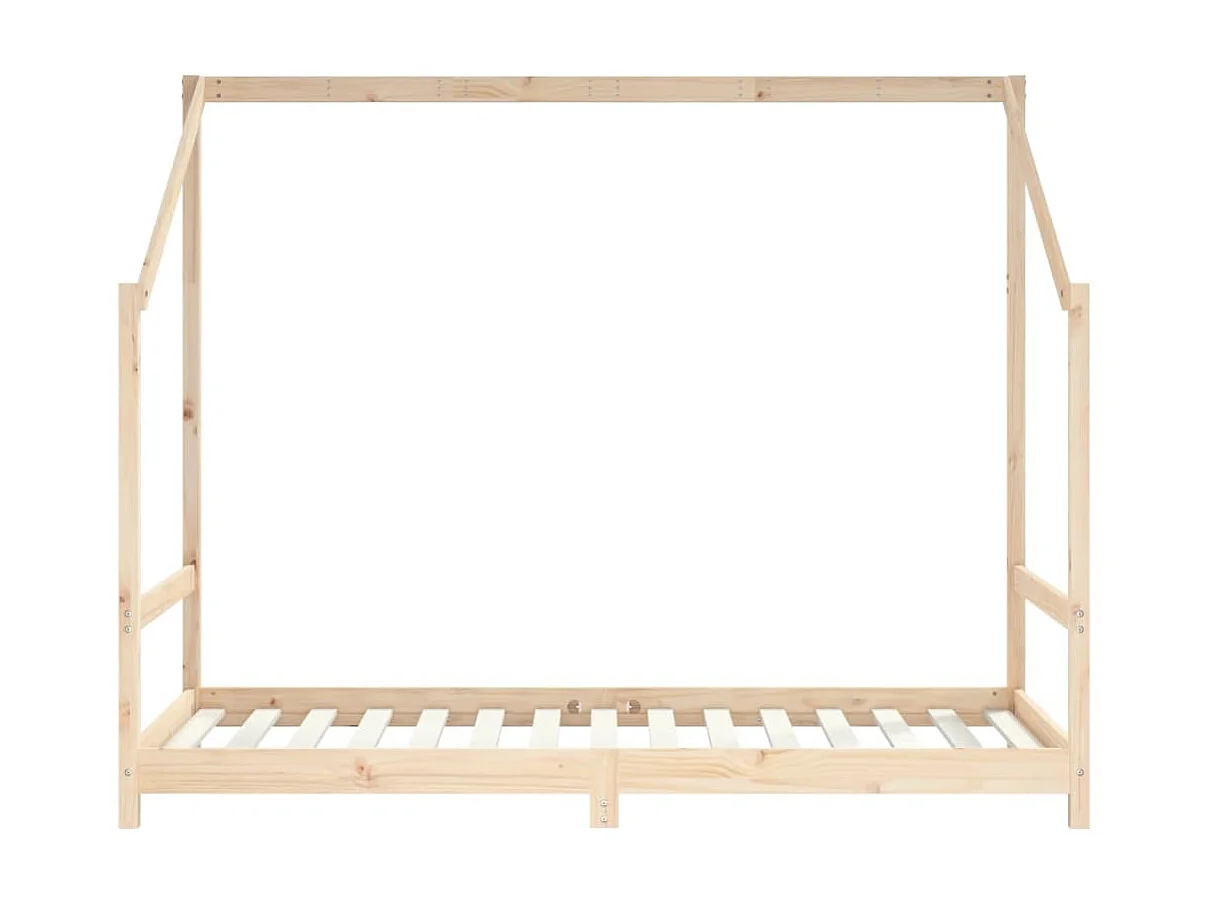 Cama 90x190 cm infantil madera maciza de pino ES16358