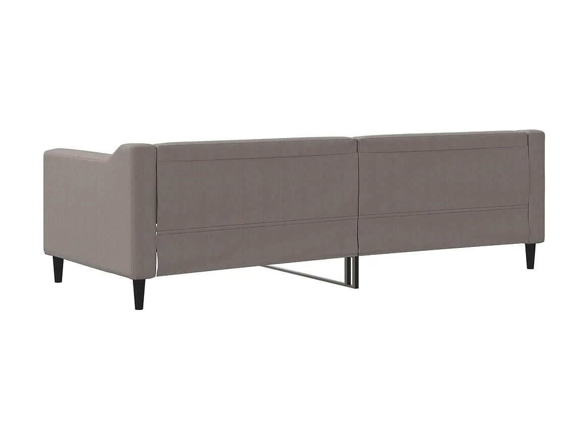 Tagesbett,Sofabett Taupe 80x200 cm Stoff -gkd23837