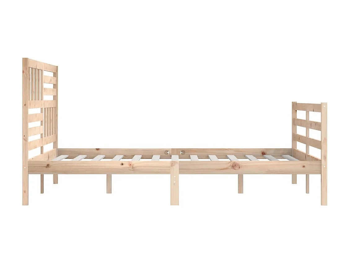 Bedframe massief hout 200x200 cm NL17876