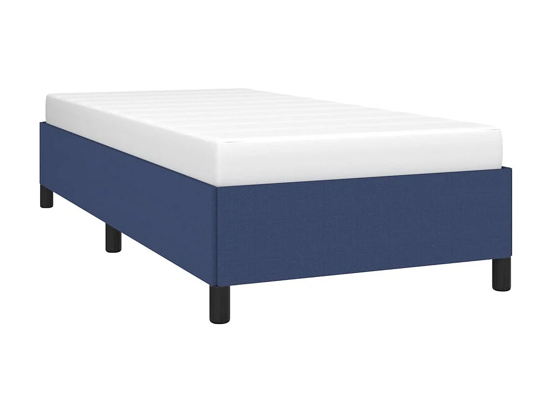 Cama 90x190 cm tecido azul PT709081