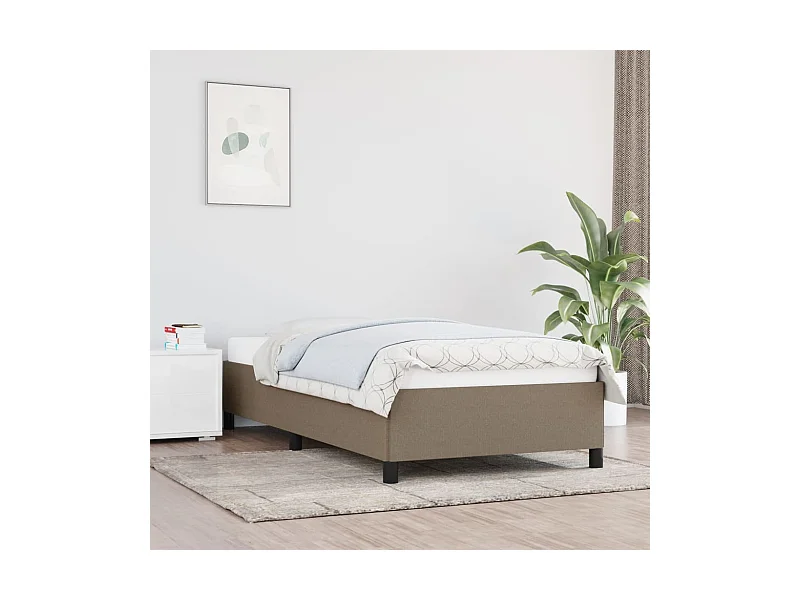 Bedframe stof taupe 80x200 cm NL80409