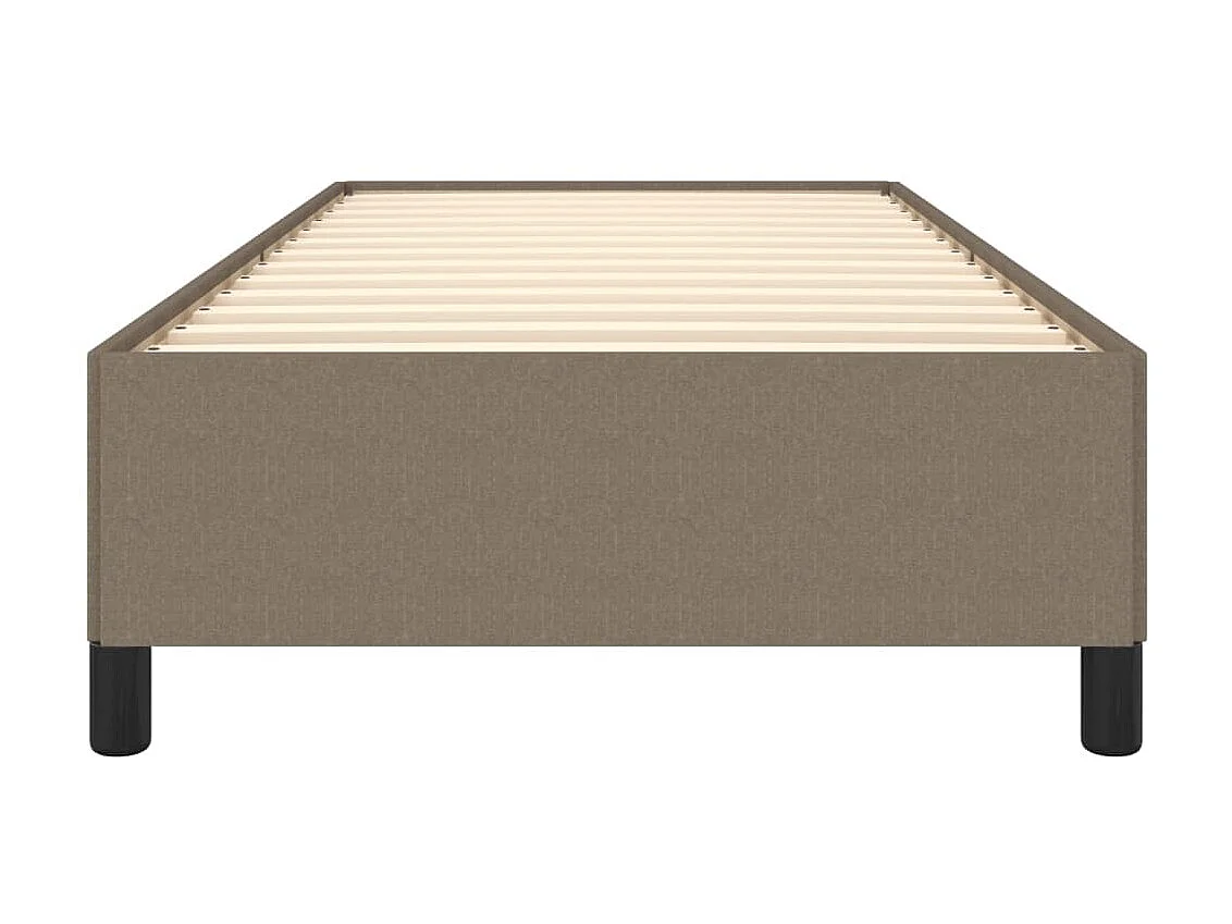 Lit-80x200 cm Taupe Tissu EGGB50517