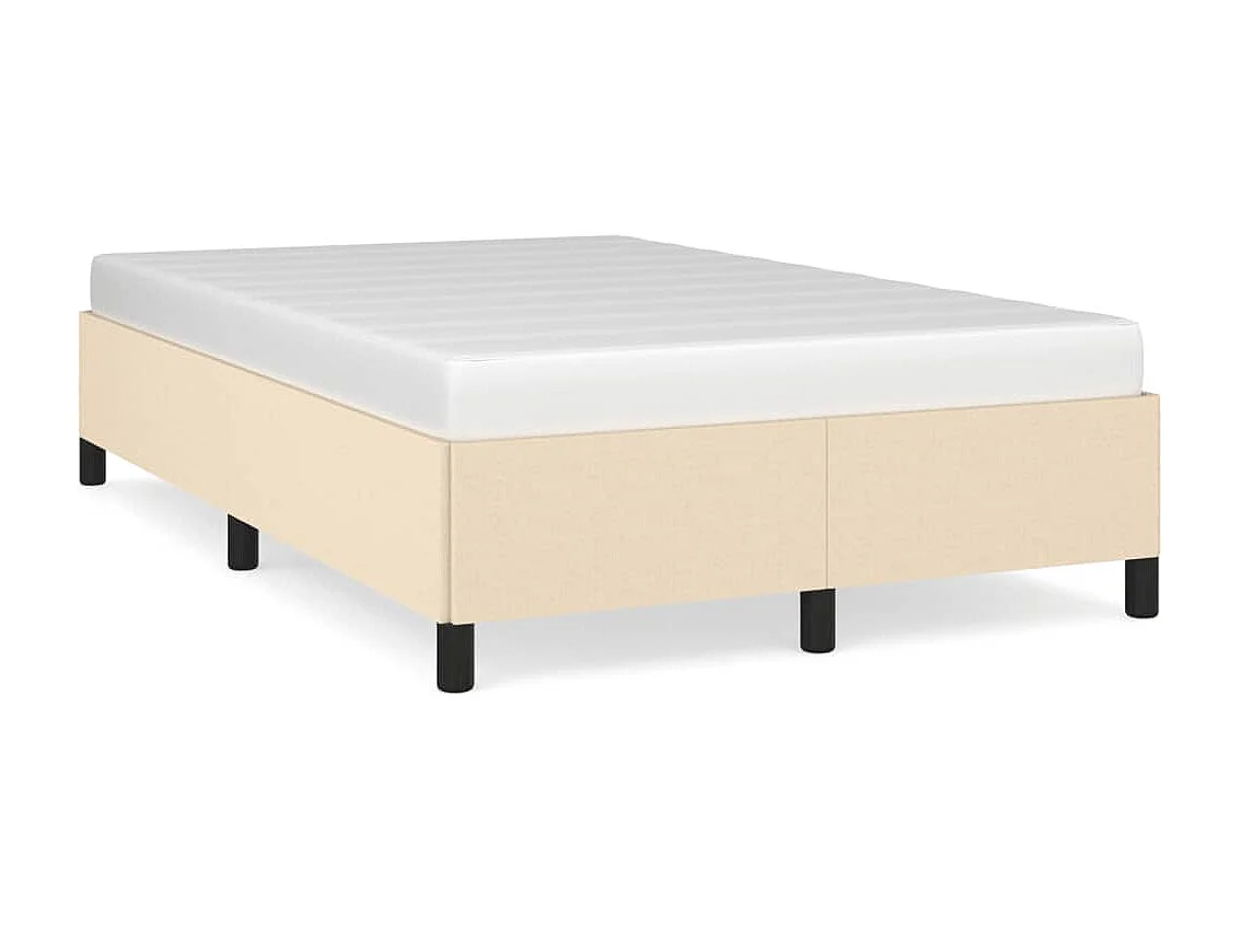 Lit-120x200 cm Crème Tissu EGGB44307