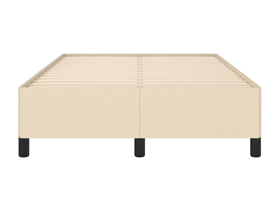 Lit-120x200 cm Crème Tissu EGGB44307